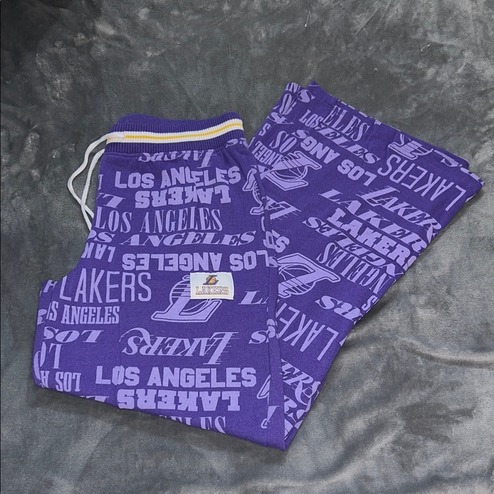 Purple Los Angeles Lakers Sweatpants
